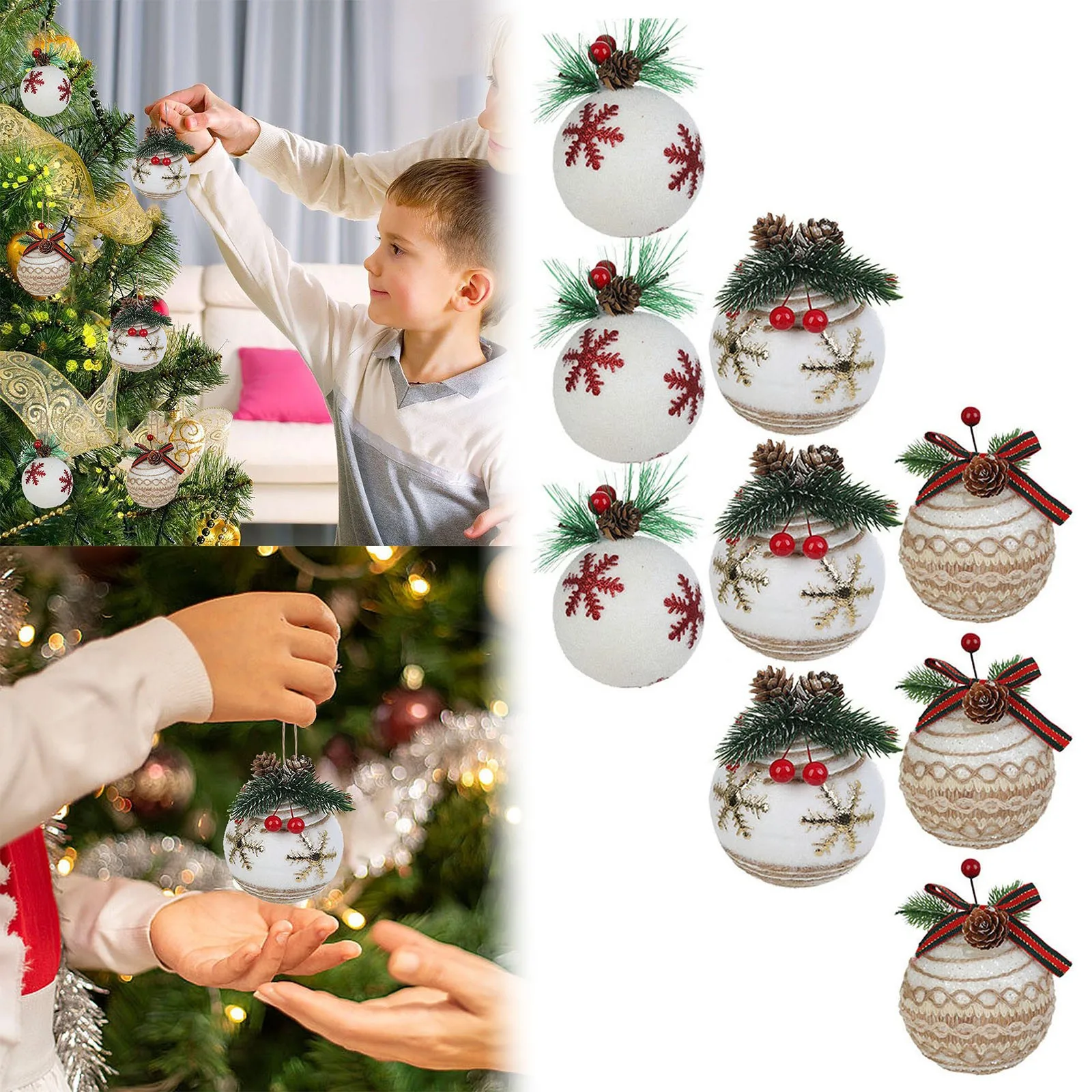 Home Hanging Decoration New Style Christmas Ball Sticky Pink Ball Pine Needle Leaf Pine Christmas Trees Christmas Ball Ornaments
Home Hanging Decoration New Style Christmas Ball Sticky Pink Ball Pine Needle Leaf Pine Christmas Trees Christmas Ball Ornaments