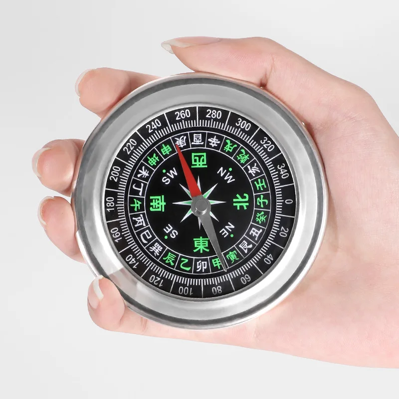 1pc7.6cm Stainless Steel Chinese Compass English Diving Compass Outdoor Equipment Camping Equipment Teaching Supplies Gifts
1pc7.6cm Stainless Steel Chinese Compass English Diving Compass Outdoor Equipment Camping Equipment Teaching Supplies Gifts