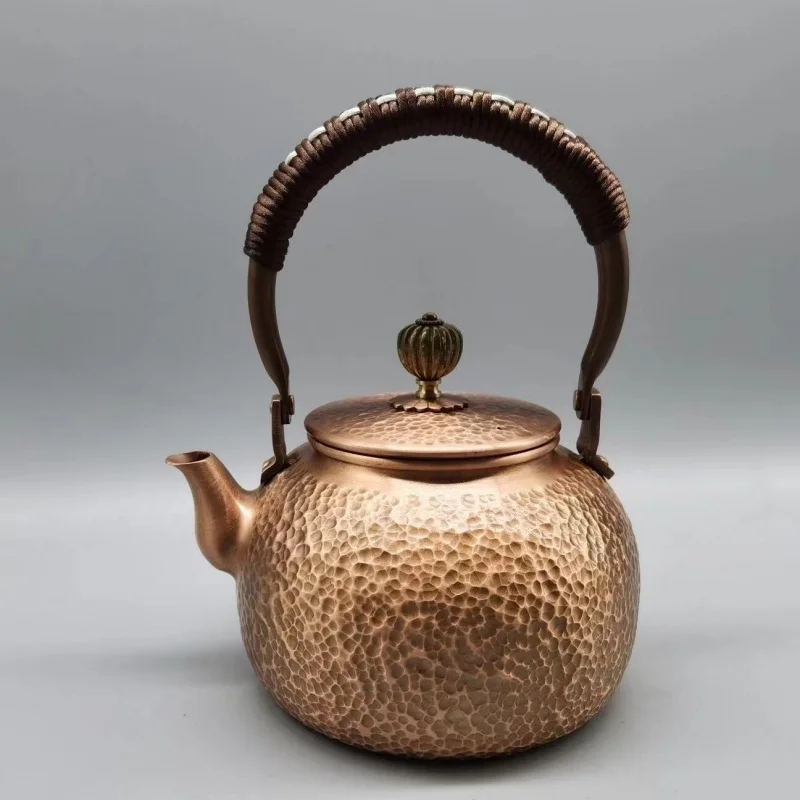 Red Copper Red Copper Kettle Portable Pot Teapot Master Handmade Copper Pot Yellow Wine Percolator Retro Zen Tea Set Wine Set
Red Copper Red Copper Kettle Portable Pot Teapot Master Handmade Copper Pot Yellow Wine Percolator Retro Zen Tea Set Wine Set