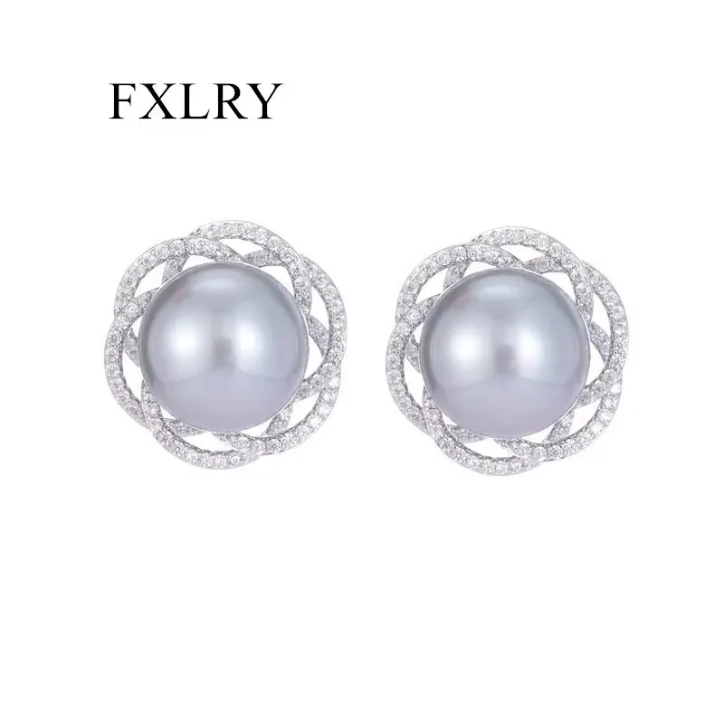 FXLRY Fashion Elegant s925 Silver Needle Hollow Flower Pearl Earrings For Women Wedding Bridal Accessories
FXLRY Fashion Elegant s925 Silver Needle Hollow Flower Pearl Earrings For Women Wedding Bridal Accessories
