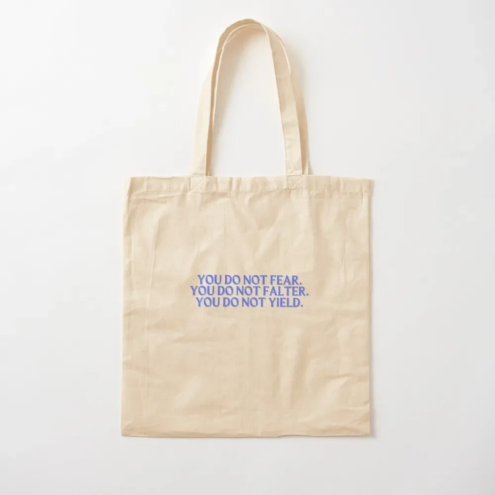 You Do Not Yield -Sarah J Maas Tote Bag shopping bag logo canvas bags Fabric bag tote Canvas Tote
You Do Not Yield -Sarah J Maas Tote Bag shopping bag logo canvas bags Fabric bag tote Canvas Tote