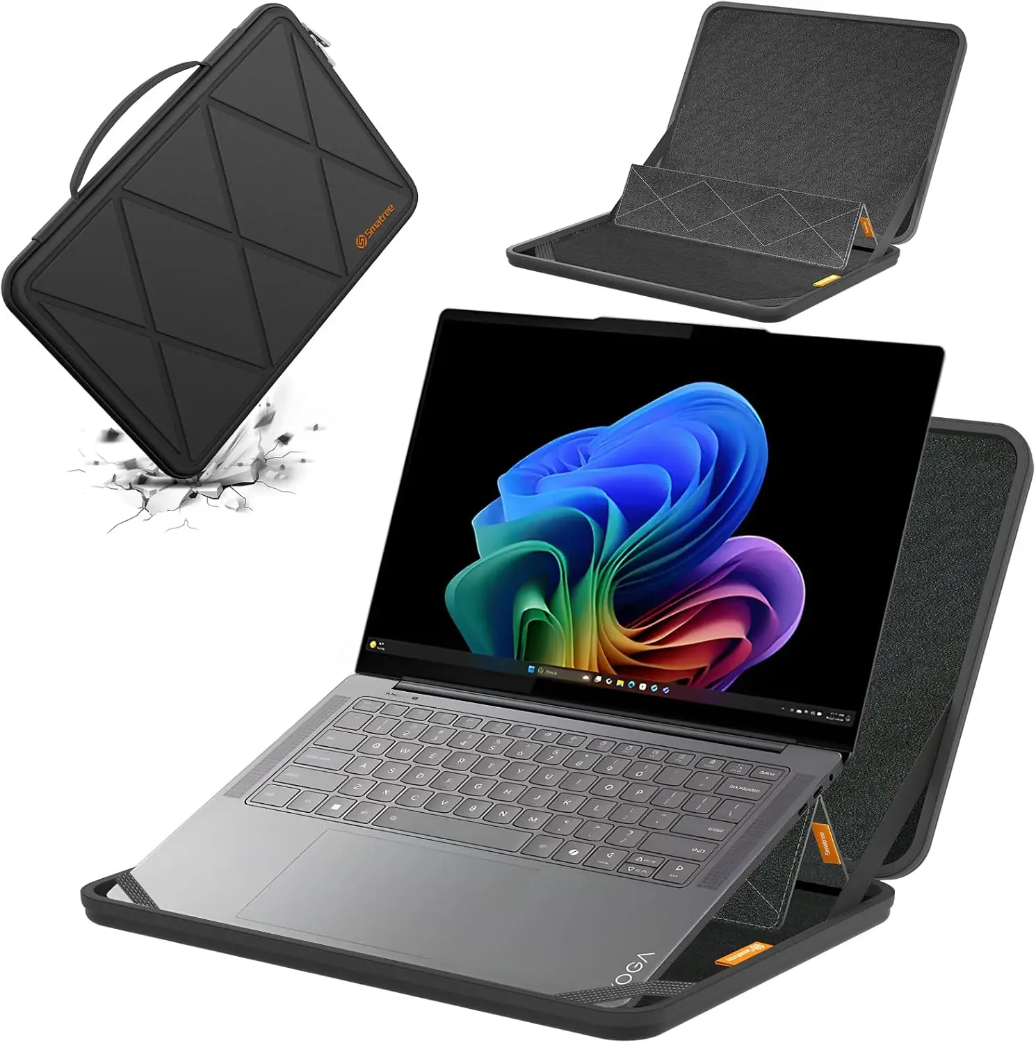 Жесткий защитный чехол из EVA с подставкой для 16-дюймовых ноутбуков Lenovo Yoga, ThinkBook, IdeaPad — прочный и стильный.
Жесткий защитный чехол из EVA с подставкой для 16-дюймовых ноутбуков Lenovo Yoga, ThinkBook, IdeaPad — прочный и стильный.