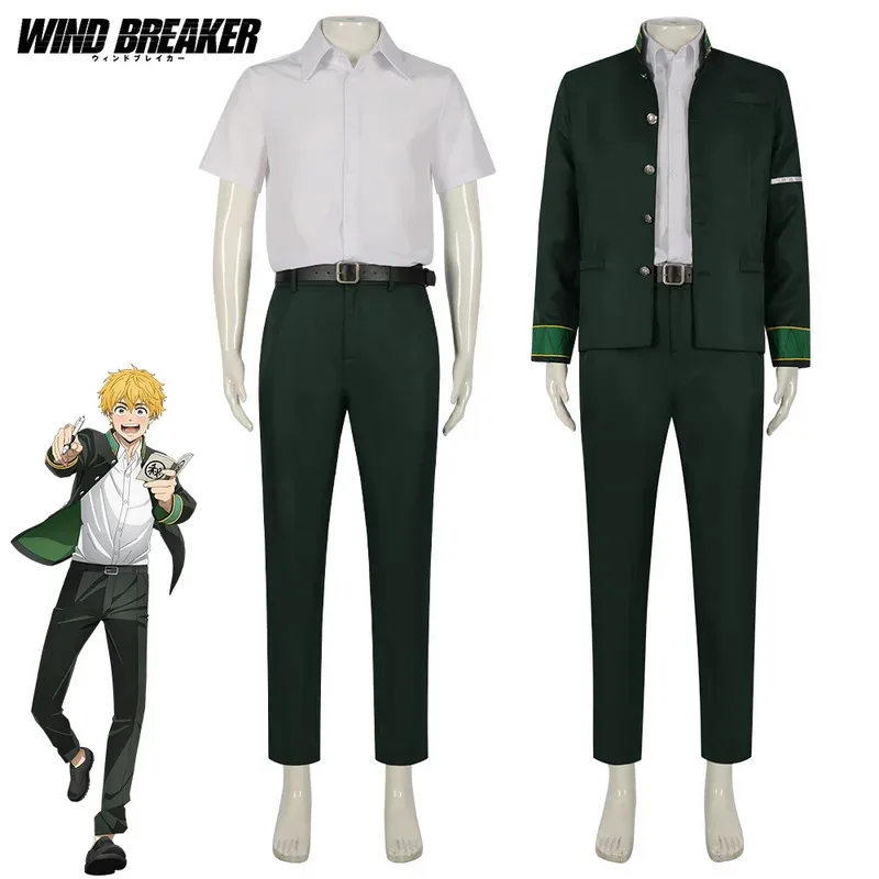 Anime WIND BREAKER Furin High School Bofurin Cosplay Uniform Jacket Coat Pants Akihiko Nirei Cosplay Costume for Convention
Anime WIND BREAKER Furin High School Bofurin Cosplay Uniform Jacket Coat Pants Akihiko Nirei Cosplay Costume for Convention