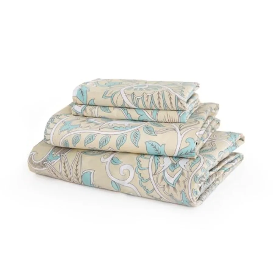 Cotton Sheet Set 300 Thread Count Printed Sateen Sheets Soft Breathable Cooling Bed Sheets Deep Pocket
Cotton Sheet Set 300 Thread Count Printed Sateen Sheets Soft Breathable Cooling Bed Sheets Deep Pocket