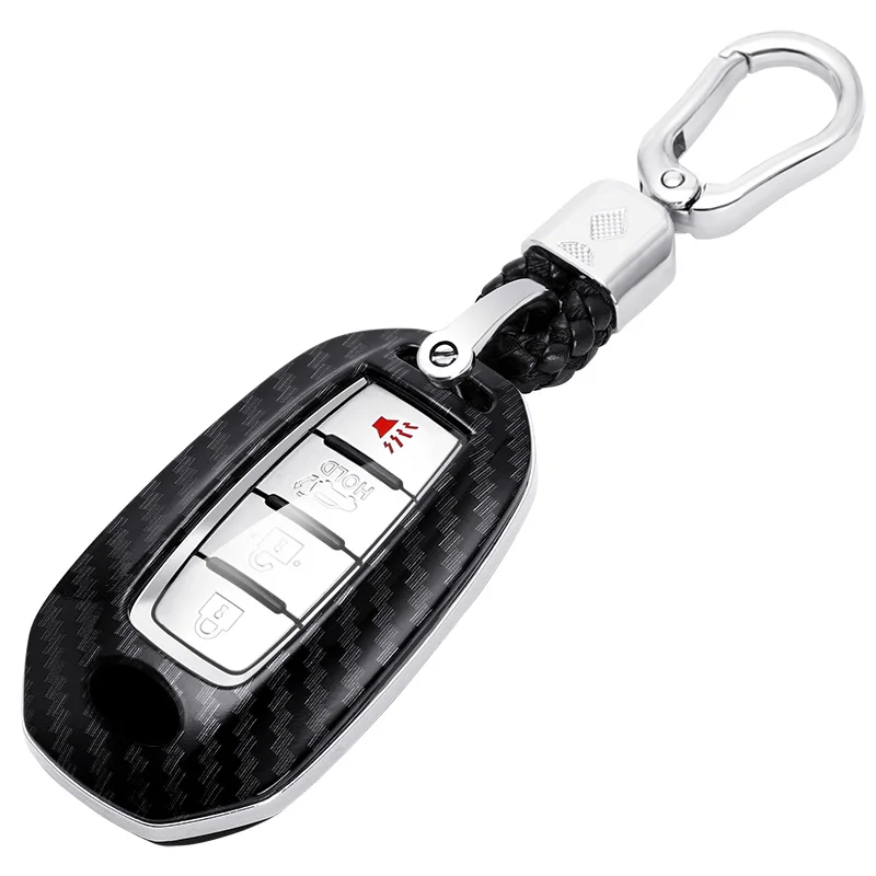 ABS Carbon fiber Car Remote Smart Key Case Cover For Infiniti Q50 Q60 QX50 QX55 QX60 Carbon Fiber Key Shell Accessories
ABS Carbon fiber Car Remote Smart Key Case Cover For Infiniti Q50 Q60 QX50 QX55 QX60 Carbon Fiber Key Shell Accessories