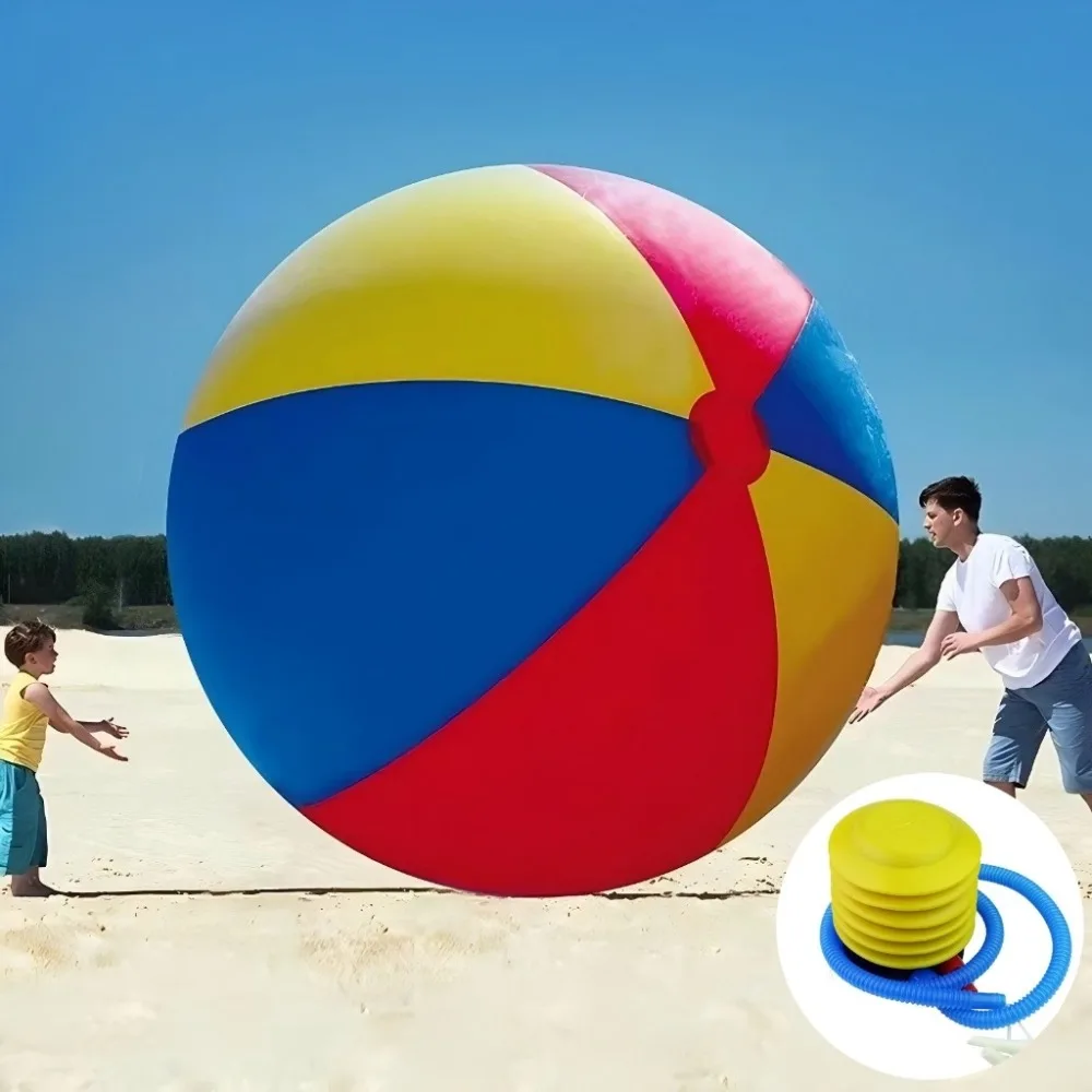 New 130/150cm Beach Ball PVC Tosses Volleyball Game Inflatable Ball Toy Sport Prop Water Games Lawn Toy School Party
New 130/150cm Beach Ball PVC Tosses Volleyball Game Inflatable Ball Toy Sport Prop Water Games Lawn Toy School Party