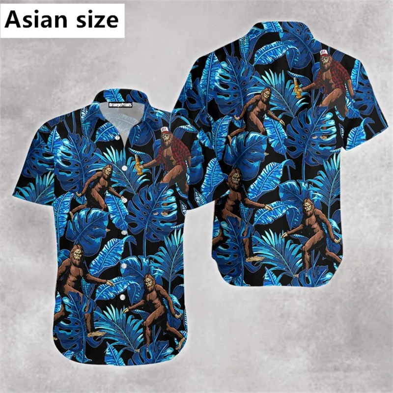 Hawaiian Man Shirts 3D Print Bigfoot Pirate Women Tropical Summer Aloha Casual Shirts Button Down Short Sleeve Shirt Clothing
Hawaiian Man Shirts 3D Print Bigfoot Pirate Women Tropical Summer Aloha Casual Shirts Button Down Short Sleeve Shirt Clothing