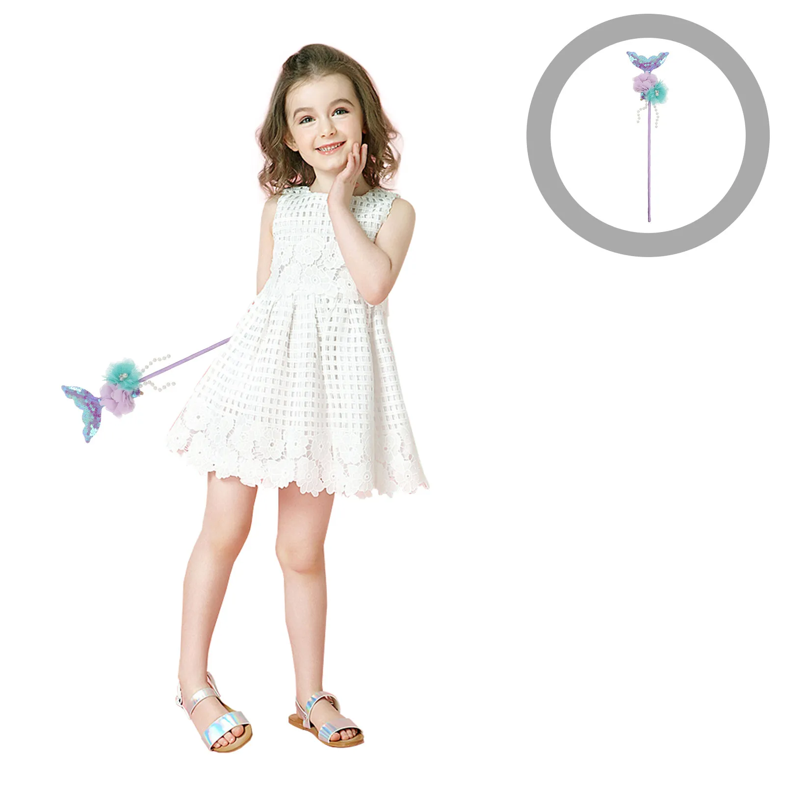 Wand Flower Adorned Fairy Stick Princess Role Play Party Decoration Birthday Favor Dress Up Accessory
Wand Flower Adorned Fairy Stick Princess Role Play Party Decoration Birthday Favor Dress Up Accessory