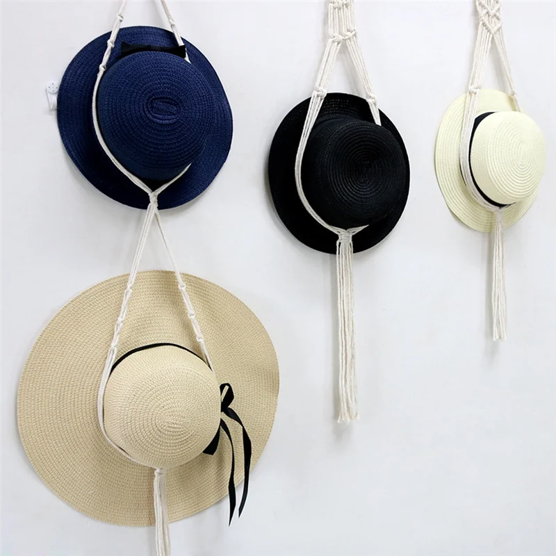 FO-3Pcs Lace Hat Hooks Bohemian Style Handwoven Hat Rack, Adjustable For Wall Decor, Fits Wide Brimmed Hat Organizer
FO-3Pcs Lace Hat Hooks Bohemian Style Handwoven Hat Rack, Adjustable For Wall Decor, Fits Wide Brimmed Hat Organizer