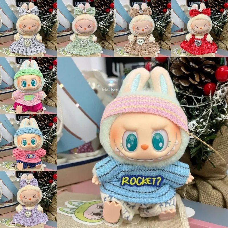 For Labubu Sitting Party Series Classic Dress Grid Style for Labubu Clothing Gift (NO Doll No Shoes) 
For Labubu Sitting Party Series Classic Dress Grid Style for Labubu Clothing Gift (NO Doll No Shoes)