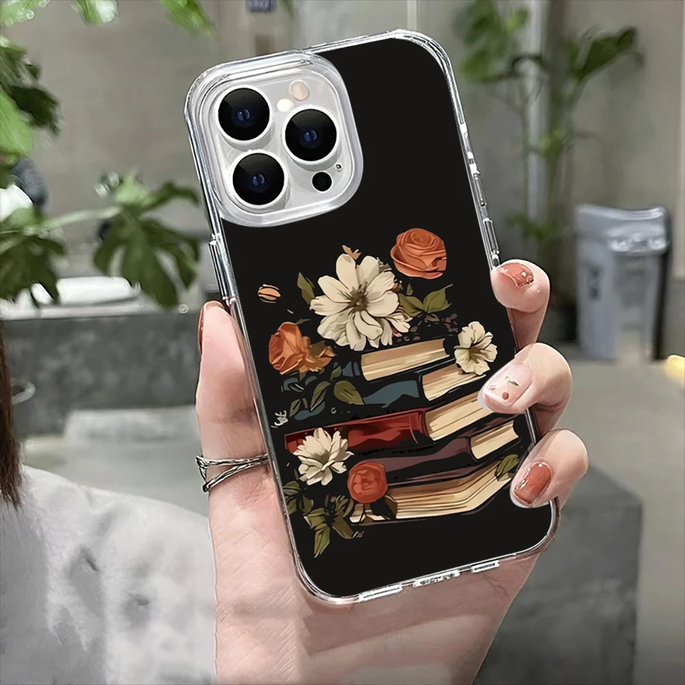 Прозрачный чехол для телефона с цветочной книгой для iPhone 16Pro Max 16Pro 16Plus 16 15 Pro Max 15Pro 15 13 13Pro 14 12 11Pro Max Plus 
Прозрачный чехол для телефона с цветочной книгой для iPhone 16Pro Max 16Pro 16Plus 16 15 Pro Max 15Pro 15 13 13Pro 14 12 11Pro Max Plus