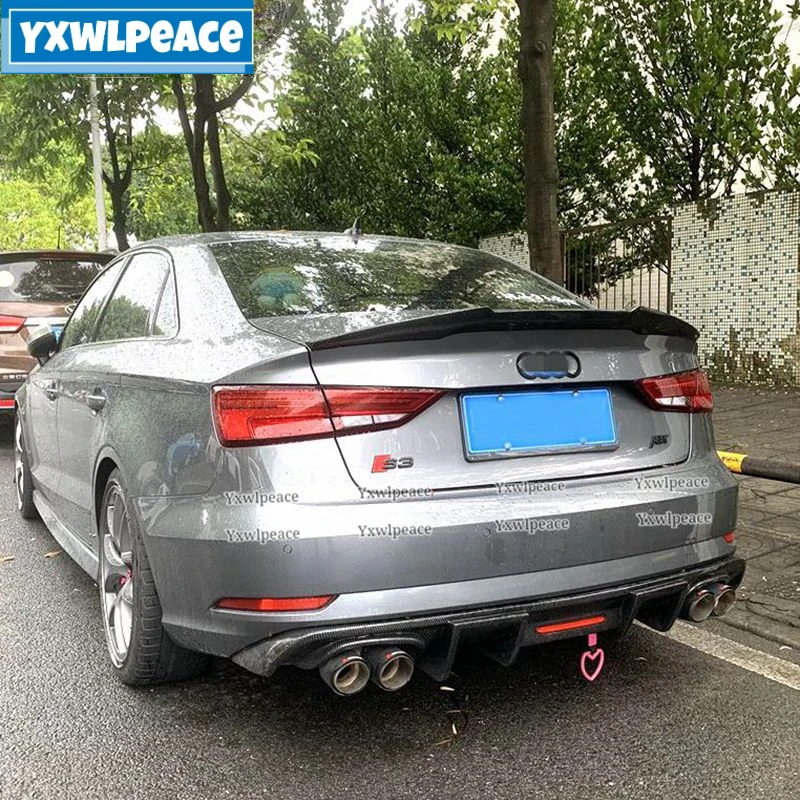 For Audi A3 S3 4 Door Sedan 2014-2019 High Quality ABS Plastic Unpainted Color Rear Trunk Lip Spoiler Body Kit Accessories
For Audi A3 S3 4 Door Sedan 2014-2019 High Quality ABS Plastic Unpainted Color Rear Trunk Lip Spoiler Body Kit Accessories