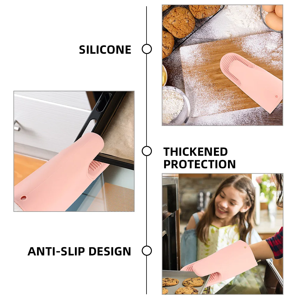 2 Pcs Heat Resistant Silicone Oven Mitts Anti scald Kitchen Baking Gloves Thickened Non slip barbecue pot mitt kitchen
2 Pcs Heat Resistant Silicone Oven Mitts Anti scald Kitchen Baking Gloves Thickened Non slip barbecue pot mitt kitchen