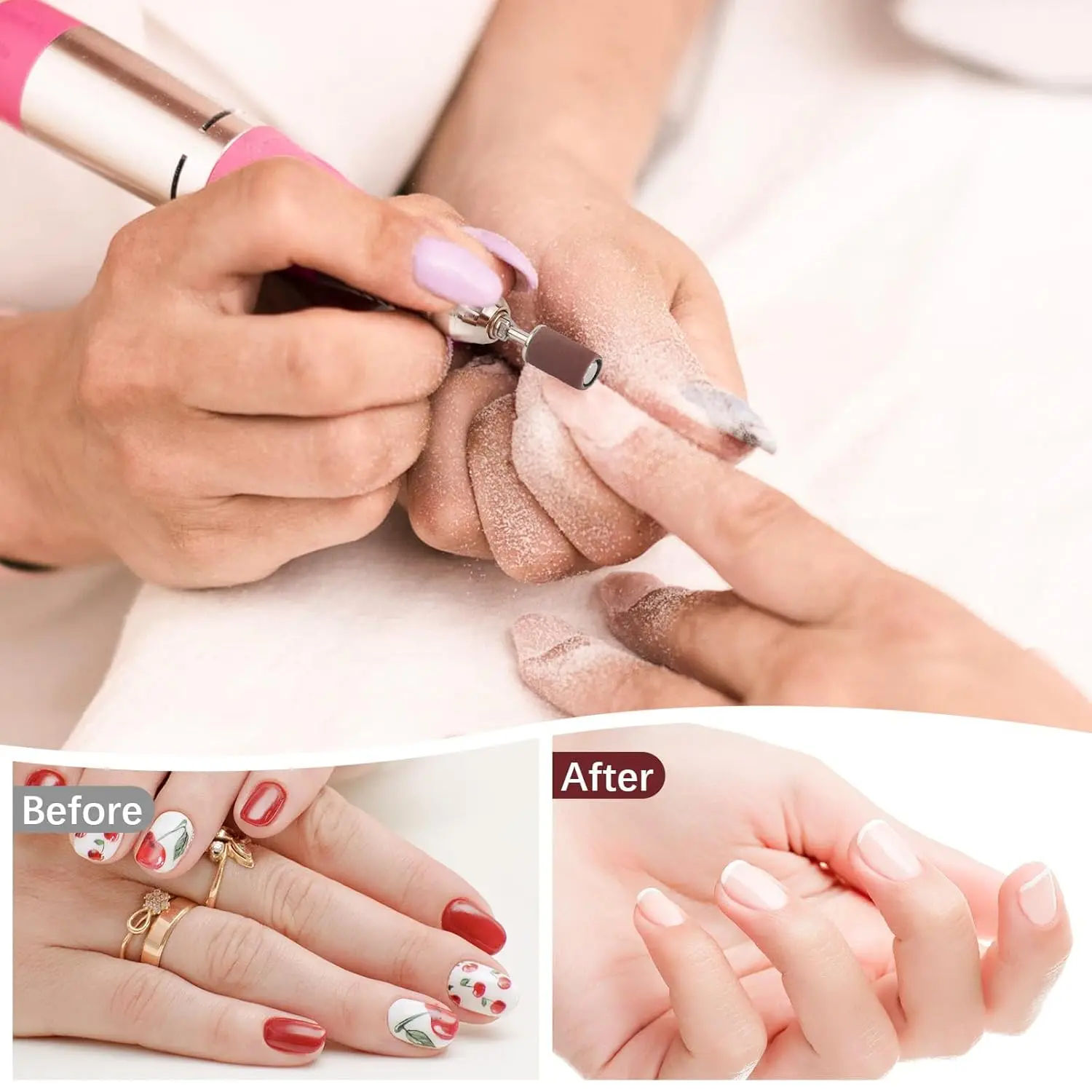 200pcs Brown Nail Art Sanding Bands 80/120/180 Grits with 2 Nail Drill Bit Holders Acrylic Gel Removing Manicure Tools NAD063B nails accessories
200pcs Brown Nail Art Sanding Bands 80/120/180 Grits with 2 Nail Drill Bit Holders Acrylic Gel Removing Manicure Tools NAD063B nails accessories