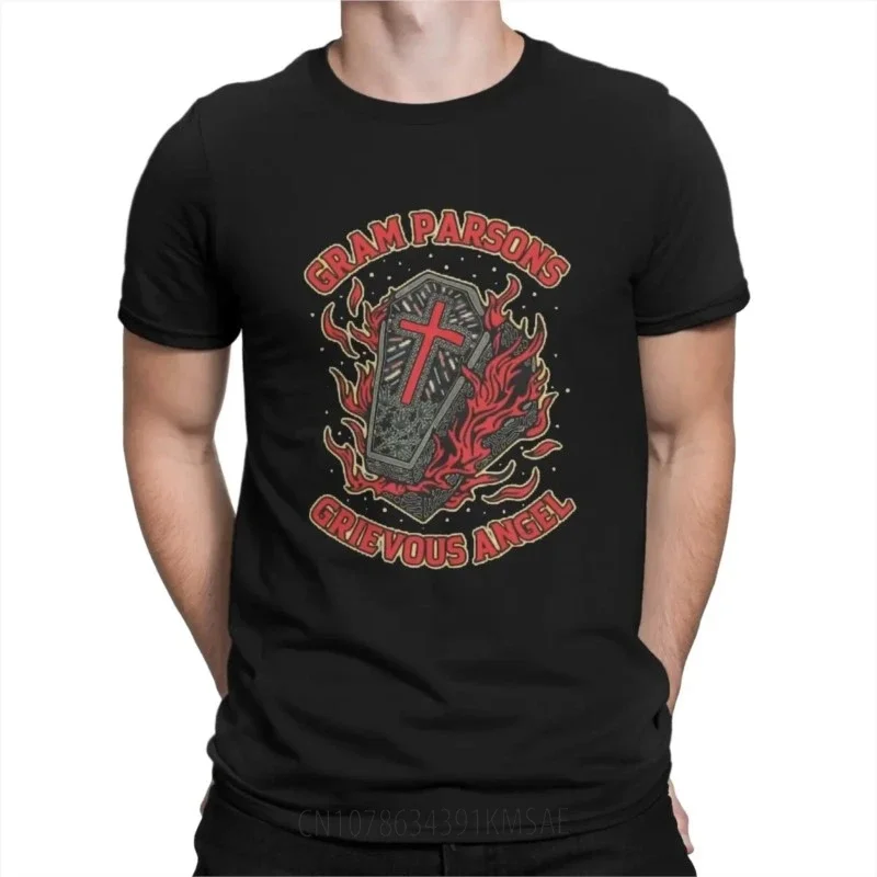 Gram Parsons Cotton Tops Vintage Short Sleeve Round Neck Tees Men Grievous Angel T Shirt Birthday Present T-Shirt
Gram Parsons Cotton Tops Vintage Short Sleeve Round Neck Tees Men Grievous Angel T Shirt Birthday Present T-Shirt