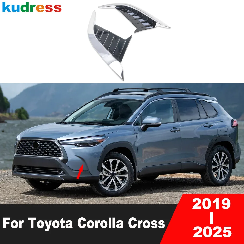For Toyota Corolla Cross 2019-2023 2024 2025 Chrome Car Front Fog Light Lamp Eyebrow Cover Trim Foglight Eyelid Trim Accessories
For Toyota Corolla Cross 2019-2023 2024 2025 Chrome Car Front Fog Light Lamp Eyebrow Cover Trim Foglight Eyelid Trim Accessories