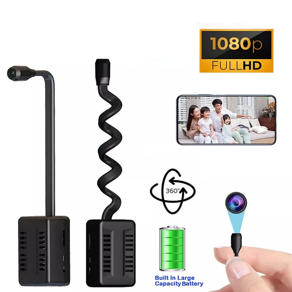 1080P Mini WIFI Camera Security Camera APP Remote Control Wireless Nanny Cam with Voice & Motion Detection Surveillance Camera
1080P Mini WIFI Camera Security Camera APP Remote Control Wireless Nanny Cam with Voice & Motion Detection Surveillance Camera