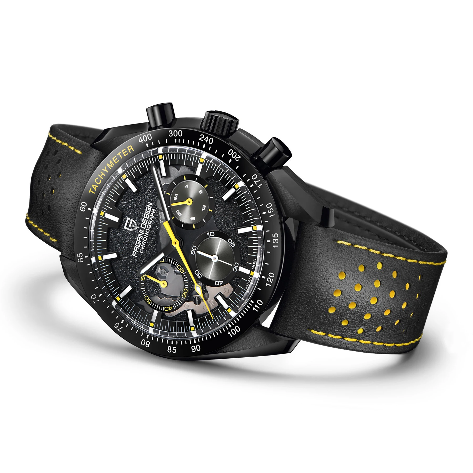 PAGANI DESIGN Dark Moon Men's Watches Luxury Chronograph Quartz Watch Men Waterproof Leather Sapphire Mirror Reloj Hombre 2024
PAGANI DESIGN Dark Moon Men's Watches Luxury Chronograph Quartz Watch Men Waterproof Leather Sapphire Mirror Reloj Hombre 2024