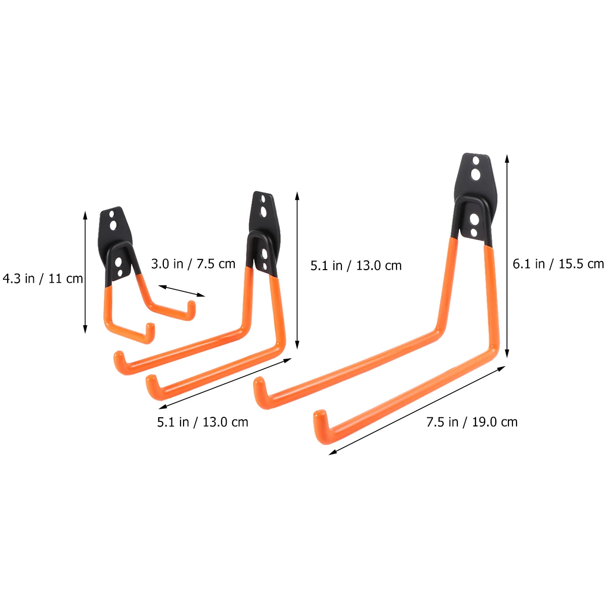 Heavy Duty Tool Hook Storage Hooks for Garage Garden Shop Warehouse Heavy Tools Organization Wall Mount Hanger Fits Ladders
Heavy Duty Tool Hook Storage Hooks for Garage Garden Shop Warehouse Heavy Tools Organization Wall Mount Hanger Fits Ladders