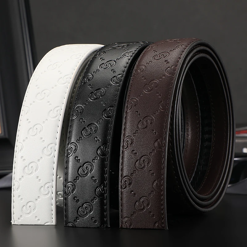 No Buckle,3.4cm High Quality New Women Belt Luxury Automatic Leather Strap for men Belt Designers Brand Male Belt for jeans
No Buckle,3.4cm High Quality New Women Belt Luxury Automatic Leather Strap for men Belt Designers Brand Male Belt for jeans