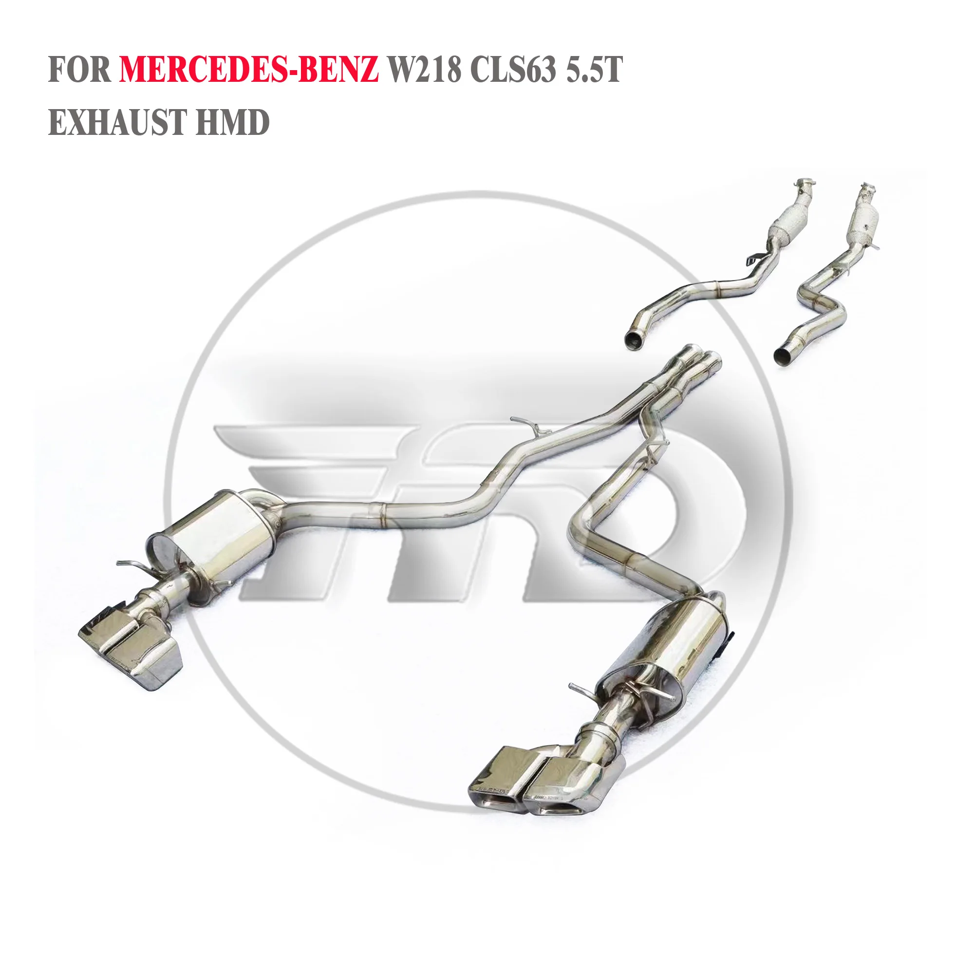 Customizable Catback For Mercedes Benz CLS63 W218 5.5T Exhaust System Stainless Steel Electronic Valve Muffler Tips Downpipe HMD
Customizable Catback For Mercedes Benz CLS63 W218 5.5T Exhaust System Stainless Steel Electronic Valve Muffler Tips Downpipe HMD