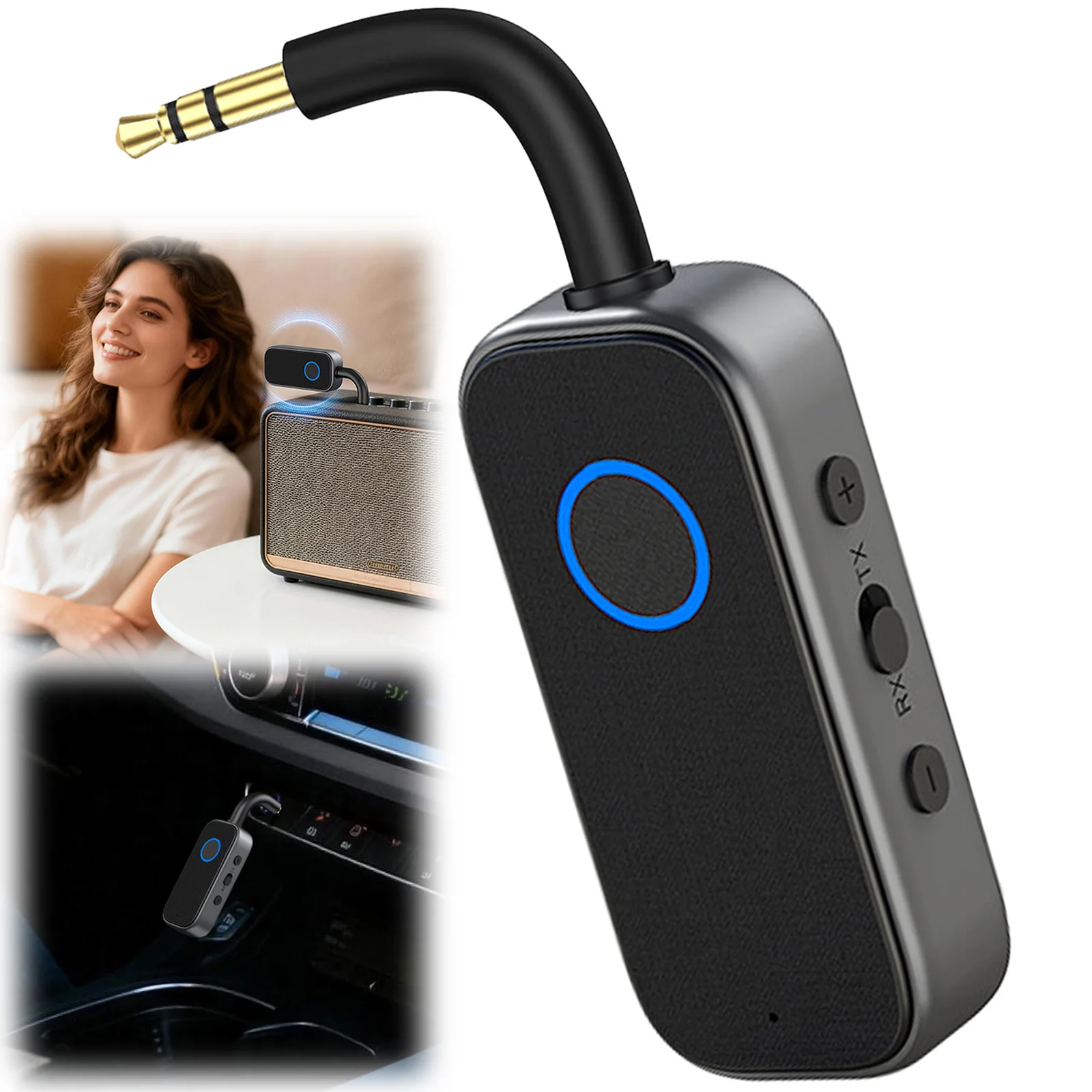 Bluetooth-compatible 6.0 Audio Converter 2-in-1 Transmitter Receiver 3.5mm Aux for TV Car PC Headphones Speakers
Bluetooth-compatible 6.0 Audio Converter 2-in-1 Transmitter Receiver 3.5mm Aux for TV Car PC Headphones Speakers