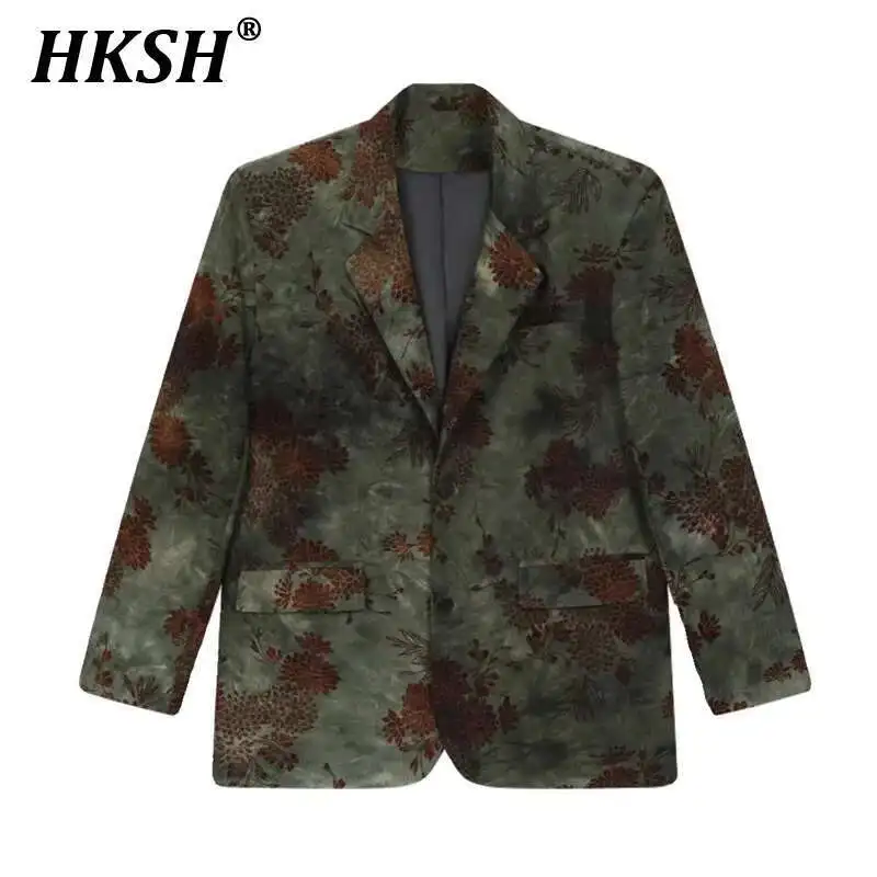 HKSH Spring Autumn New Men's Tide Plush Jacquard Wide Shoulder Pad Casual Blazer Chian-Chic Women's Korean Version Jacket HK2734
HKSH Spring Autumn New Men's Tide Plush Jacquard Wide Shoulder Pad Casual Blazer Chian-Chic Women's Korean Version Jacket HK2734