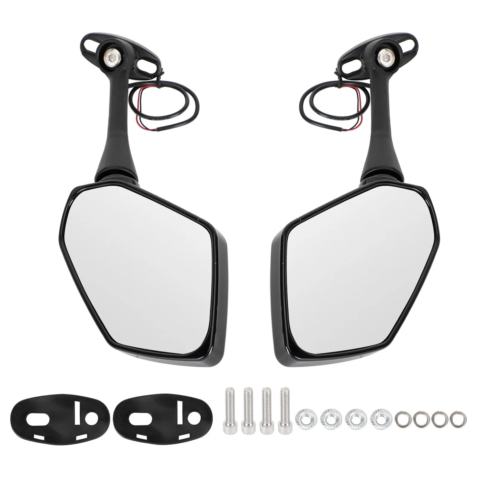 Artudatech LED Mirrors w/ Turn Signal Indicator For Honda CB CBR 600F CBF1000 RVT1000R
Artudatech LED Mirrors w/ Turn Signal Indicator For Honda CB CBR 600F CBF1000 RVT1000R