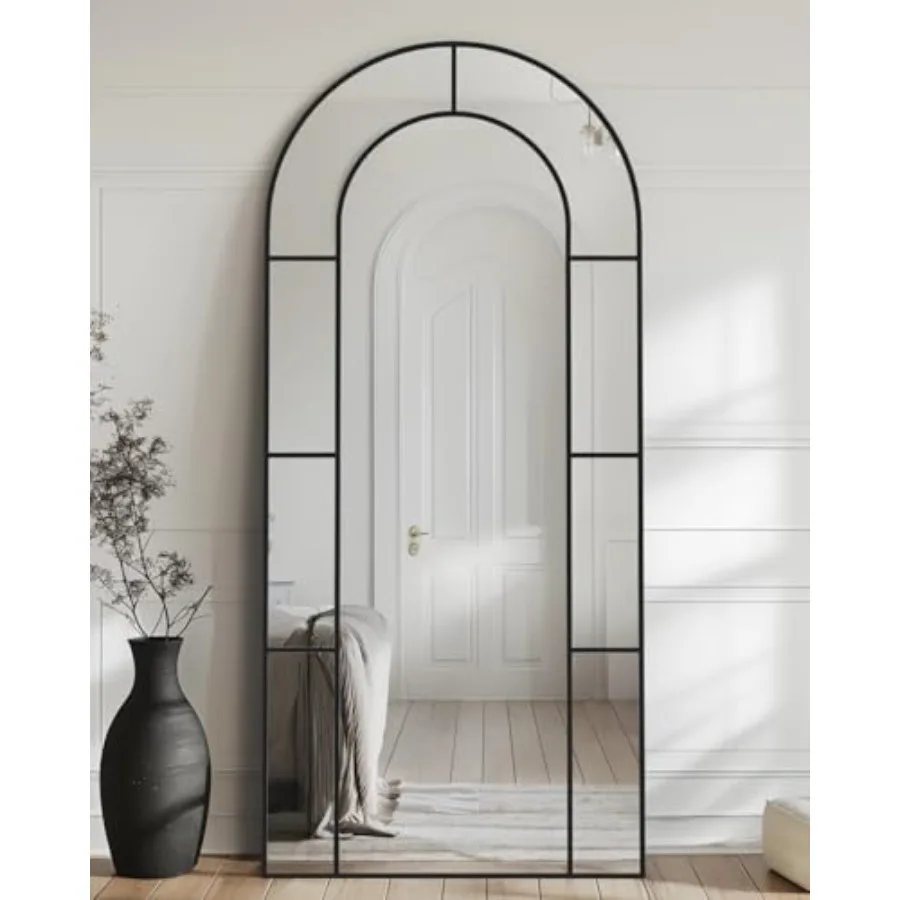 76" x 34" Full Length Mirror, Floor Mirror Arched Window Decorative Mirror, Metal Framed Decor Farmhouse Floor Mirrors Art Pane
76" x 34" Full Length Mirror, Floor Mirror Arched Window Decorative Mirror, Metal Framed Decor Farmhouse Floor Mirrors Art Pane