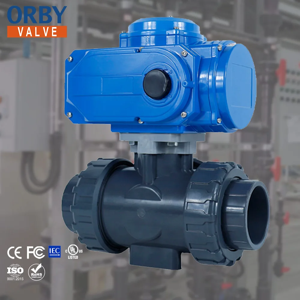 True Union PVC Double Union Electric Plastic Ball Valve Price PPH UPVC Pvc T /L Port Ball Valve
True Union PVC Double Union Electric Plastic Ball Valve Price PPH UPVC Pvc T /L Port Ball Valve