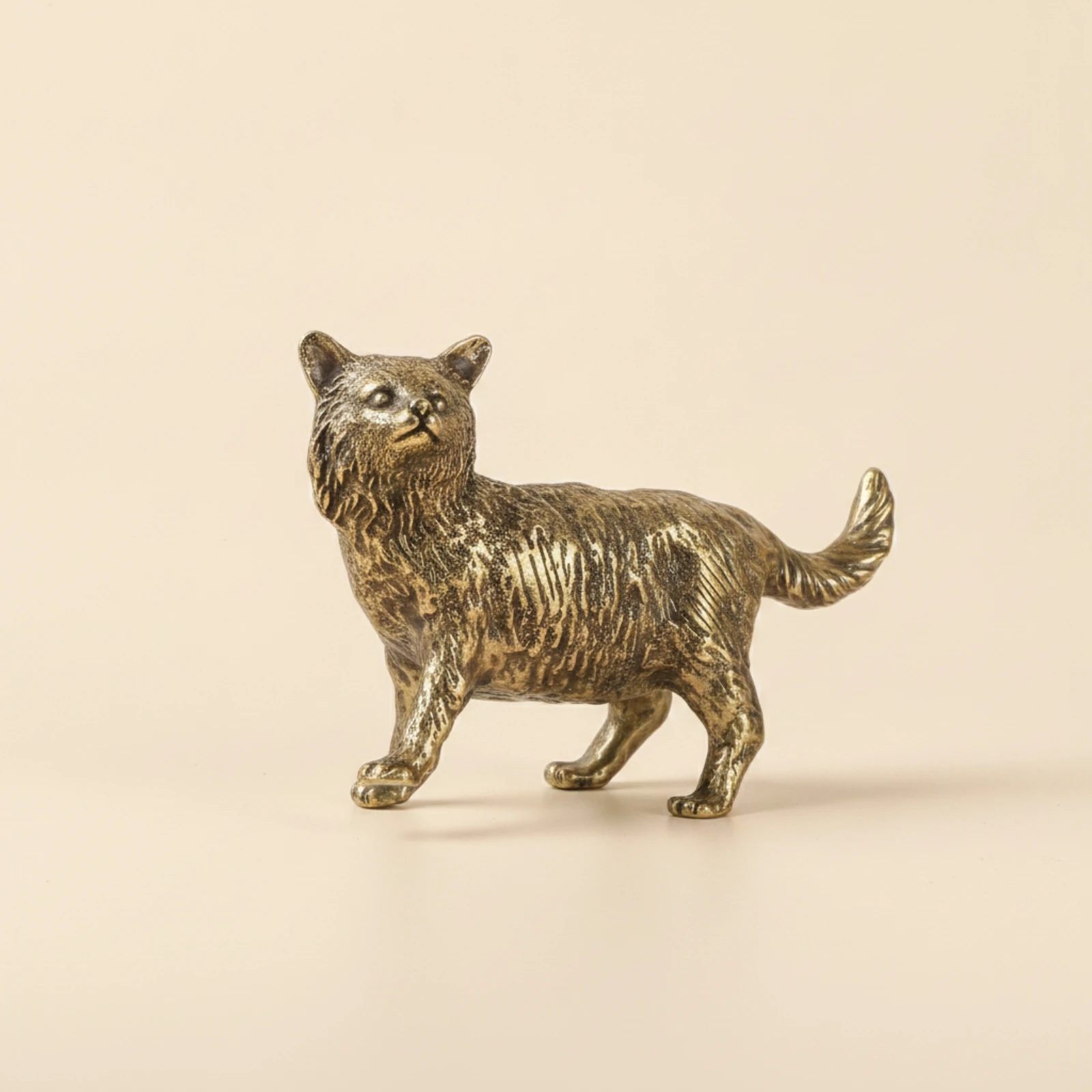 Tea Pet Antique-Style Desktop Ornament Brass Figurine Distressed Animal Statue Gold-Toned for Collectors, Desk, Shelf
Tea Pet Antique-Style Desktop Ornament Brass Figurine Distressed Animal Statue Gold-Toned for Collectors, Desk, Shelf