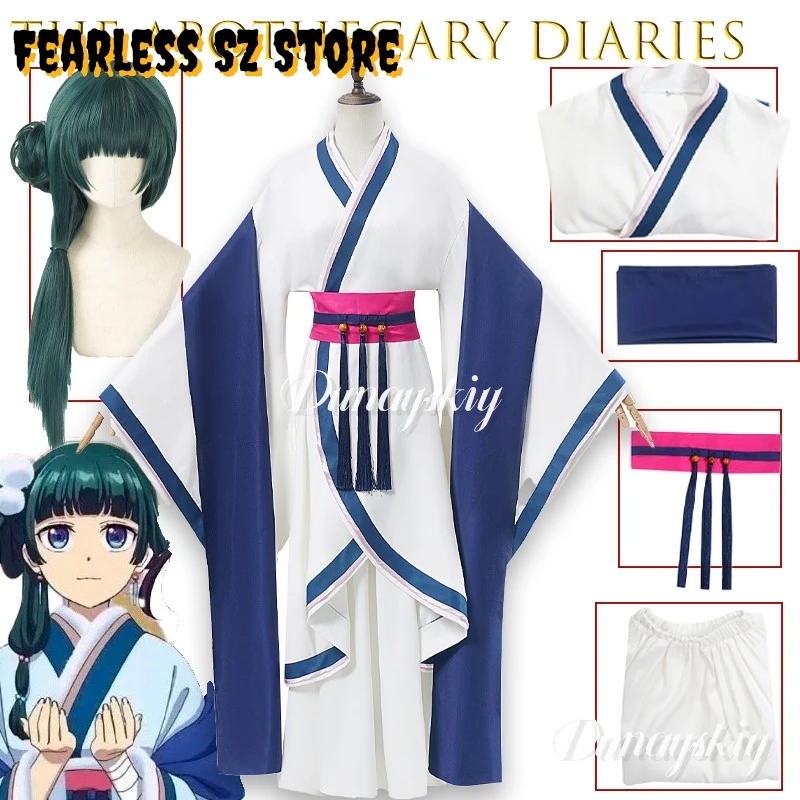 The Apothecary Diaries Maomao White Elegant Anime Cosplay Outfit disfraz Anime Cosplay Hanfu Ancient Traditional Dress Fancy
The Apothecary Diaries Maomao White Elegant Anime Cosplay Outfit disfraz Anime Cosplay Hanfu Ancient Traditional Dress Fancy