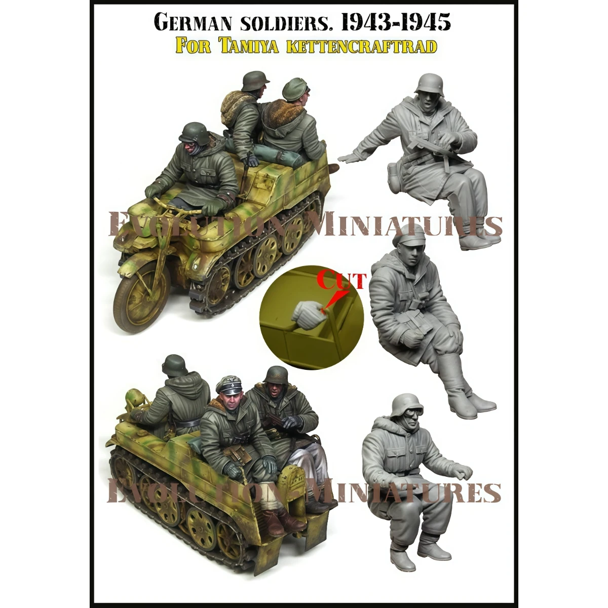 1/35 resin unpainted model kit, military theme, German soldier unassembled and unpainted GK
1/35 resin unpainted model kit, military theme, German soldier unassembled and unpainted GK
