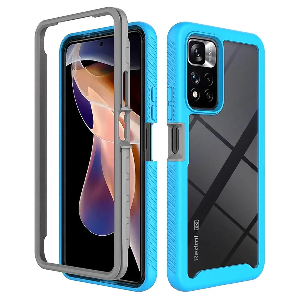 Hybrid Full Body Rugged Case For Xiaomi Redmi Note 11 Pro 5G Cover Note 12 Pro Clear Crystal Phone Cover Note11 Pro+ 11s Funda
Hybrid Full Body Rugged Case For Xiaomi Redmi Note 11 Pro 5G Cover Note 12 Pro Clear Crystal Phone Cover Note11 Pro+ 11s Funda