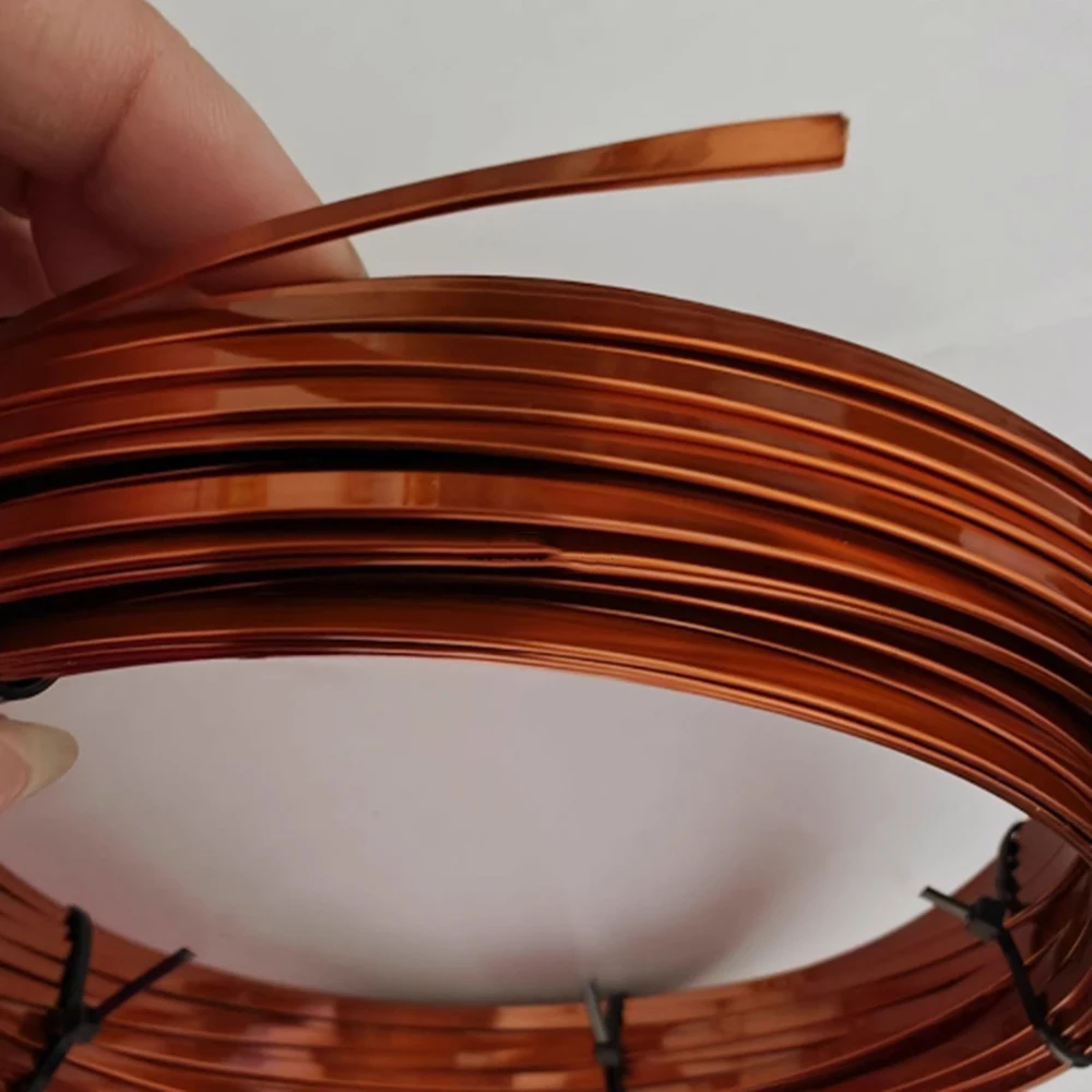 High-Temperature Enameled Cable 1mm Thickness Polyesterimide Flat Copper Wire QZYB-220 for Electric Motors and Transformers
High-Temperature Enameled Cable 1mm Thickness Polyesterimide Flat Copper Wire QZYB-220 for Electric Motors and Transformers