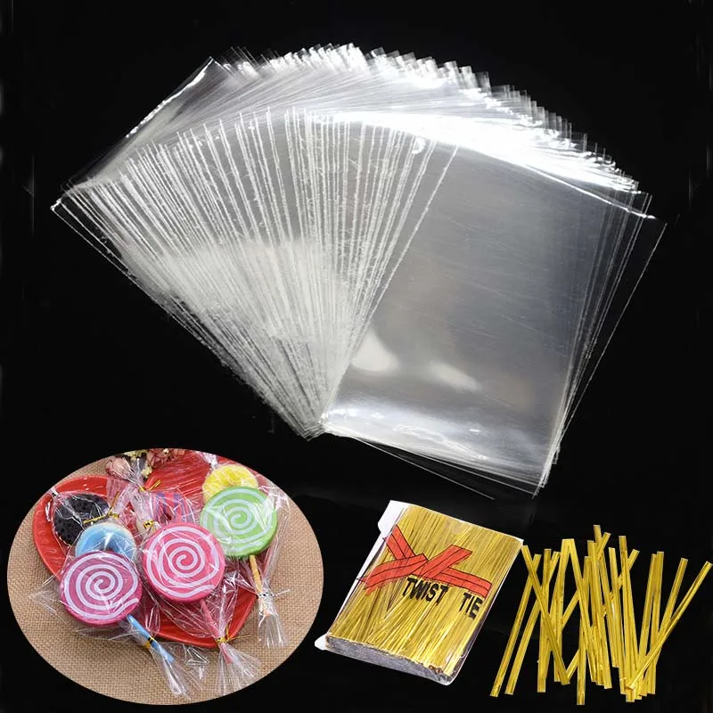 100Pcs Flat Open Transparent Plastic Bags Candy Biscuit Packing Bag Tie For Wedding Birthday Party Gift Wrapping Bags Decoration
100Pcs Flat Open Transparent Plastic Bags Candy Biscuit Packing Bag Tie For Wedding Birthday Party Gift Wrapping Bags Decoration