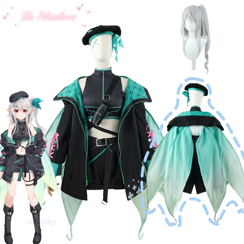YouTuber VTuber Pomu Rainpuff NIJISANJI EN LazuLight Cosplay Costume Wig Wing Anime Sexy Woman Tactical Clothing Halloween Suit
YouTuber VTuber Pomu Rainpuff NIJISANJI EN LazuLight Cosplay Costume Wig Wing Anime Sexy Woman Tactical Clothing Halloween Suit