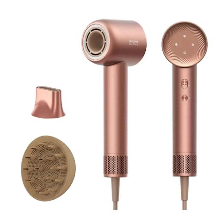 High-Speed Hair Dryer 110 000 RPM Motor with 300 Million Negative Ions Fast-Dry in 2 Minutes Lightweight and Quiet Smart Temper
High-Speed Hair Dryer 110 000 RPM Motor with 300 Million Negative Ions Fast-Dry in 2 Minutes Lightweight and Quiet Smart Temper