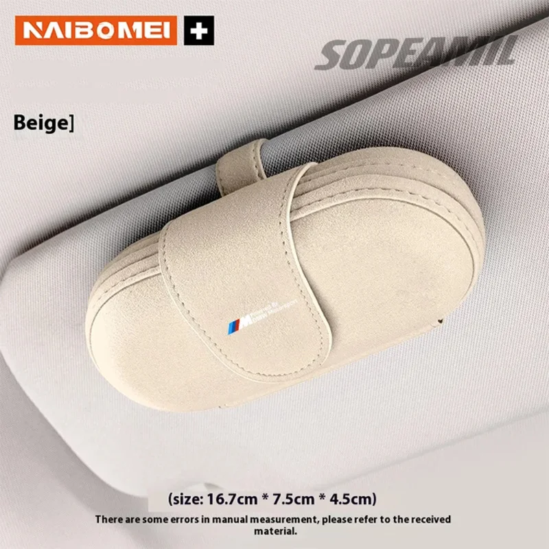 Car Suede Sunglasses Box Eyeglasses Storage Box Visor Glasses Clip BMW M Motorsport X1 X3 X5 E39 E46 E60 E90 F10 F20 F30 G20 G30
Car Suede Sunglasses Box Eyeglasses Storage Box Visor Glasses Clip BMW M Motorsport X1 X3 X5 E39 E46 E60 E90 F10 F20 F30 G20 G30