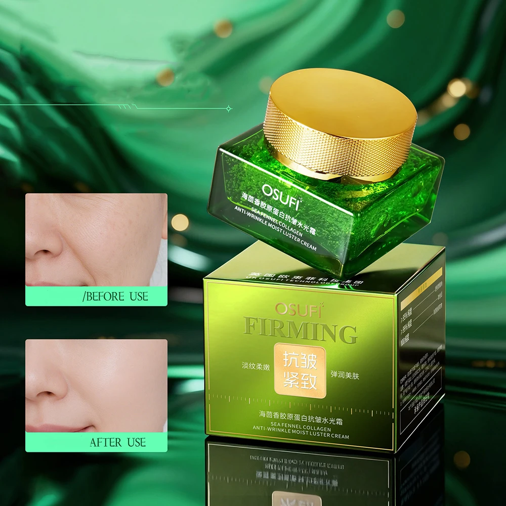 OSUFI морской фенхель, коллаген, укрепляющий, лифтинг, надувной крем, крем для лица, увлажняющий, уменьшающий тонкие линии, контроль жирности, уход за кожей, косметический крем
OSUFI морской фенхель, коллаген, укрепляющий, лифтинг, надувной крем, крем для лица, увлажняющий, уменьшающий тонкие линии, контроль жирности, уход за кожей, косметический крем