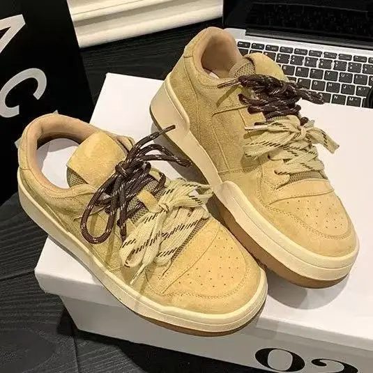 Retro Thick Bottom Casual Sports Shoes for Women Fashionable Student Sneakers Spring 2025 New Model Versatile Comfortable
Retro Thick Bottom Casual Sports Shoes for Women Fashionable Student Sneakers Spring 2025 New Model Versatile Comfortable