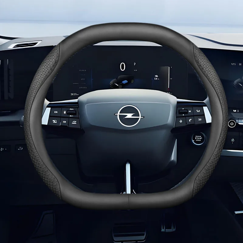 Leather Car Steering Wheel Cover for New Opel Vauxhall Frontera Electric Hybrid 2025 2026 Car-styling Auto Accessories
Leather Car Steering Wheel Cover for New Opel Vauxhall Frontera Electric Hybrid 2025 2026 Car-styling Auto Accessories