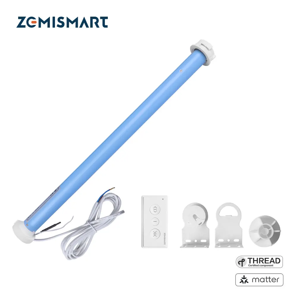 Zemismart Matter Thread Smart Roller Shade Blinds Motor for 38mm Tube Electric Engine Shutter Google Home Smartthings Control
Zemismart Matter Thread Smart Roller Shade Blinds Motor for 38mm Tube Electric Engine Shutter Google Home Smartthings Control