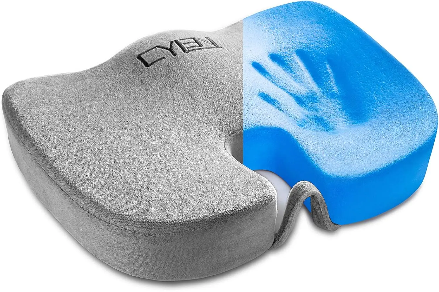 Home Office Seat Cushion - Memory Foam Chair Cushion with Cooling Gel for Tailbone, Coccyx, Sciatica Pain Relief
Home Office Seat Cushion - Memory Foam Chair Cushion with Cooling Gel for Tailbone, Coccyx, Sciatica Pain Relief