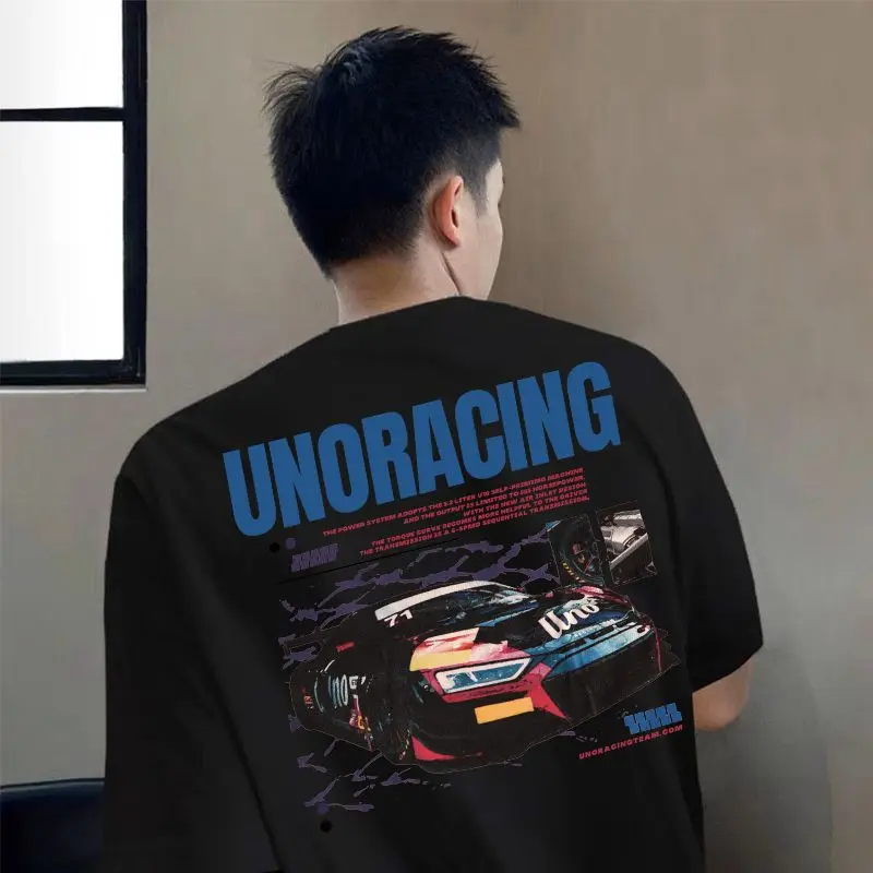 Trend GT3 Racing футболка с короткими рукавами и принтом из чистого хлопка, мужская летняя новая свободная американская одежда для пар с круглым вырезом
Trend GT3 Racing футболка с короткими рукавами и принтом из чистого хлопка, мужская летняя новая свободная американская одежда для пар с круглым вырезом