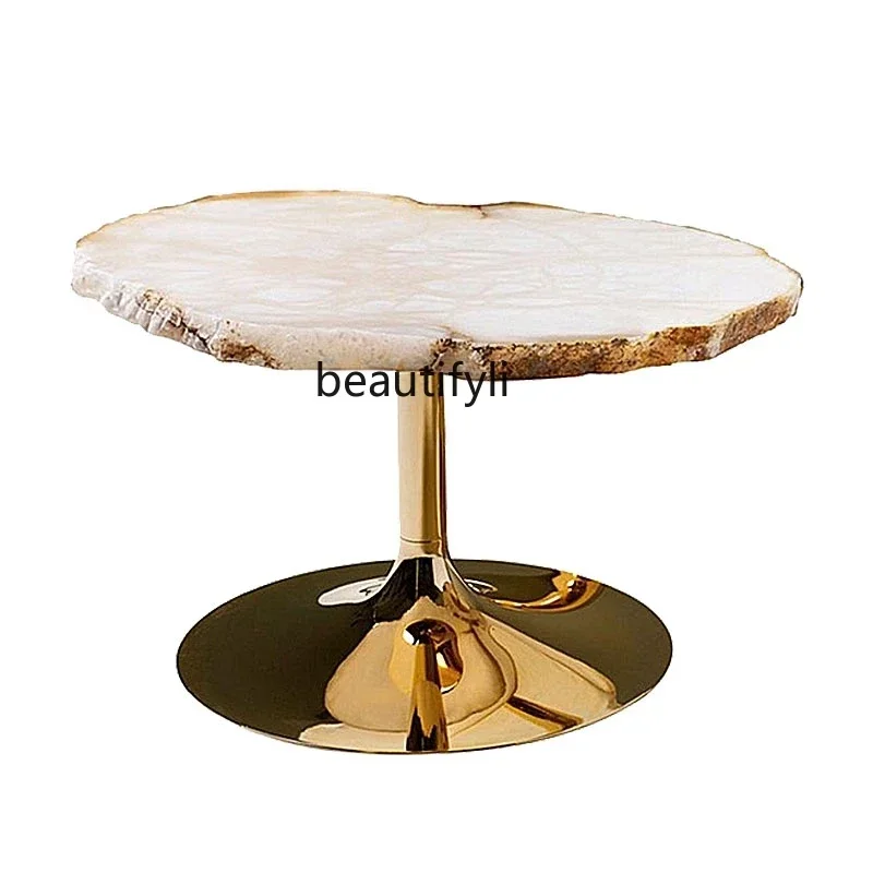 Italian Irregular Special-Shaped Side Table Designer Living Room Snowflake Luxury Stone Light Luxury High-End Coffee Table
Italian Irregular Special-Shaped Side Table Designer Living Room Snowflake Luxury Stone Light Luxury High-End Coffee Table