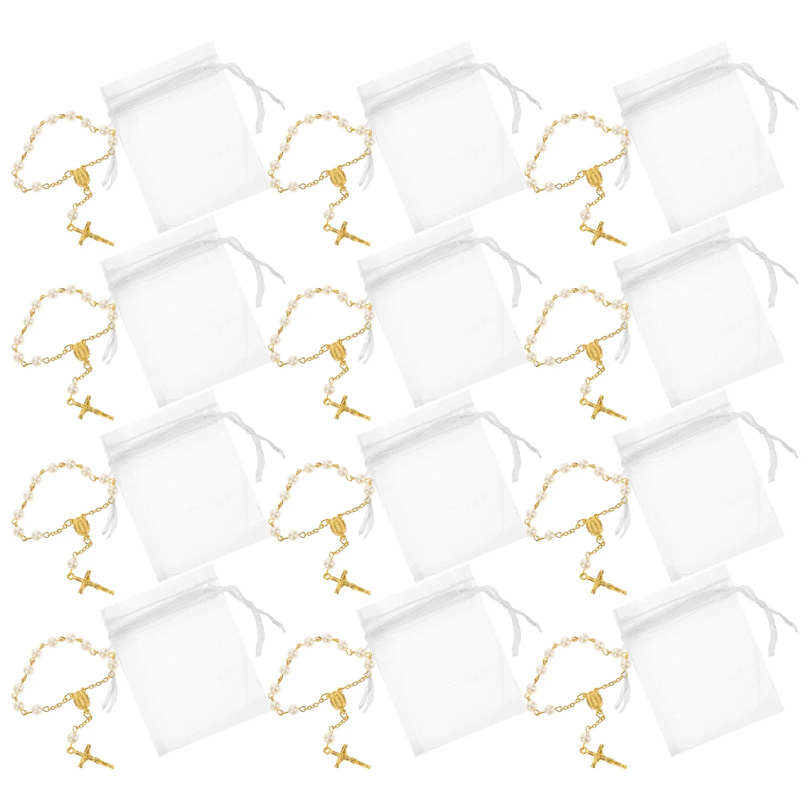 12 Sets Mini Rosary Bracelet Girls Beads Catholic Cross Pearl Baptism Favors Religious Gifts Wedding Party Accessories Packaging
12 Sets Mini Rosary Bracelet Girls Beads Catholic Cross Pearl Baptism Favors Religious Gifts Wedding Party Accessories Packaging