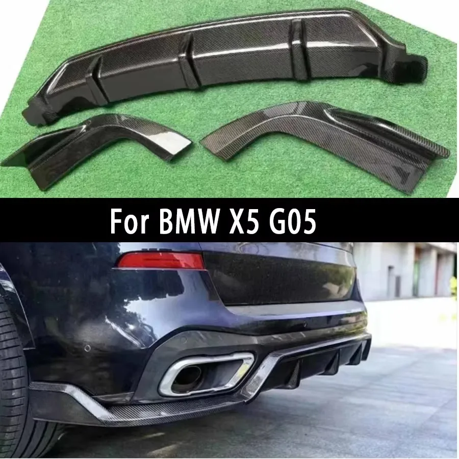 For BMW X5 G05 2018-2022 Carbon Fiber Rear Bumper Diffuser Spoiler Rear Splitters Spoiler Back lip Diverter Upgrade body kit
For BMW X5 G05 2018-2022 Carbon Fiber Rear Bumper Diffuser Spoiler Rear Splitters Spoiler Back lip Diverter Upgrade body kit