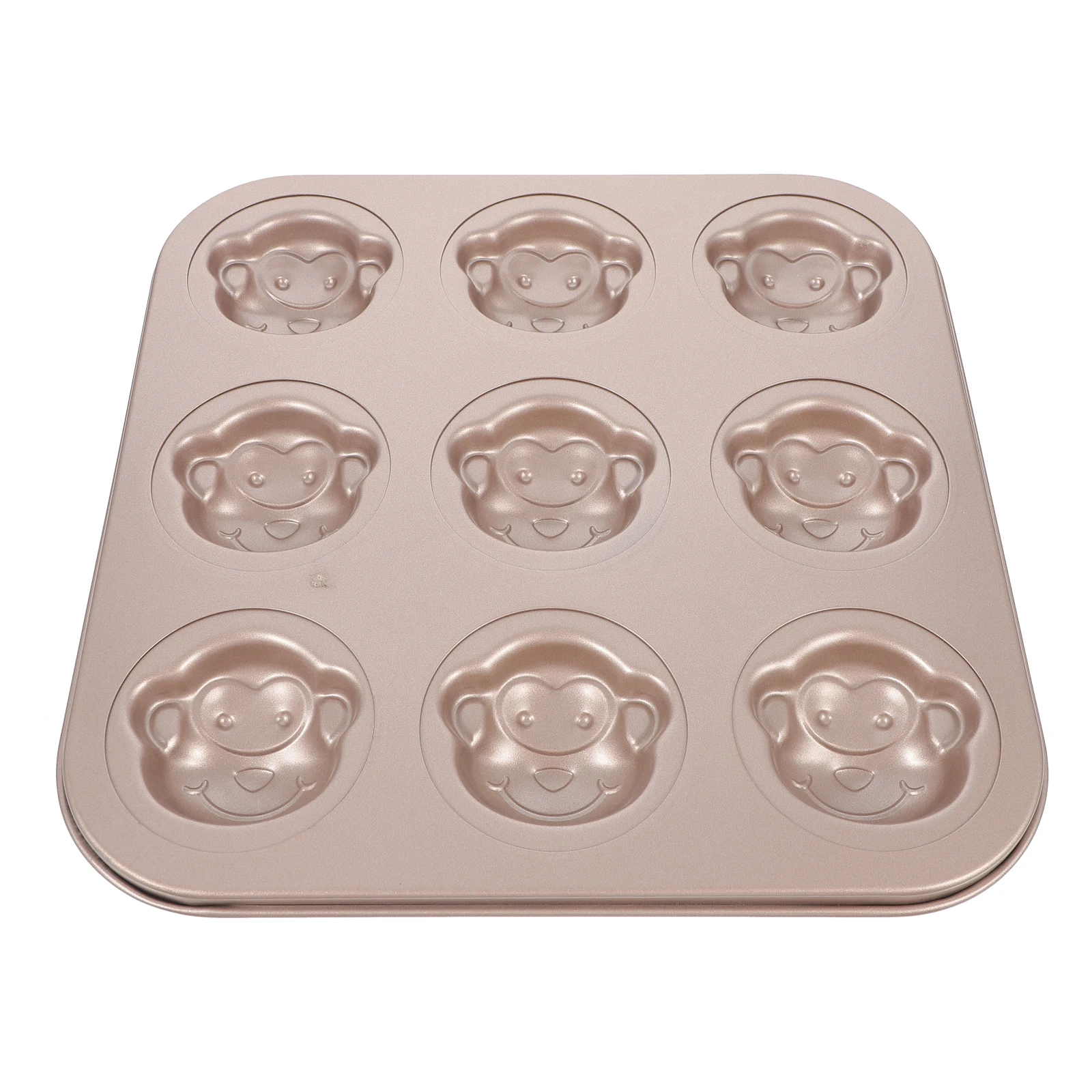 Monkey Cake Mold Cartoon Carbon Steel Baking Pan Cookie Molds Donut Tray Non Stick Coating Easy Demould Clean Heat Transfer
Monkey Cake Mold Cartoon Carbon Steel Baking Pan Cookie Molds Donut Tray Non Stick Coating Easy Demould Clean Heat Transfer
