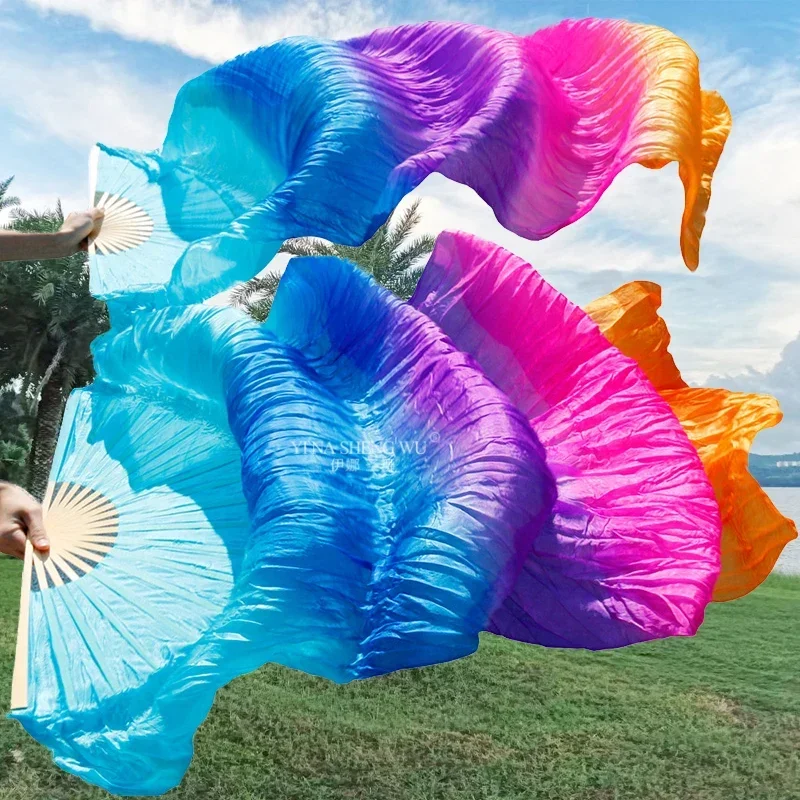 Belly Dance 100% Natural Silk Fans Children's Fan for Dancing 1Pair Adult Bamboo Ribs Dance Performance Gradient Color Silk Fans
Belly Dance 100% Natural Silk Fans Children's Fan for Dancing 1Pair Adult Bamboo Ribs Dance Performance Gradient Color Silk Fans